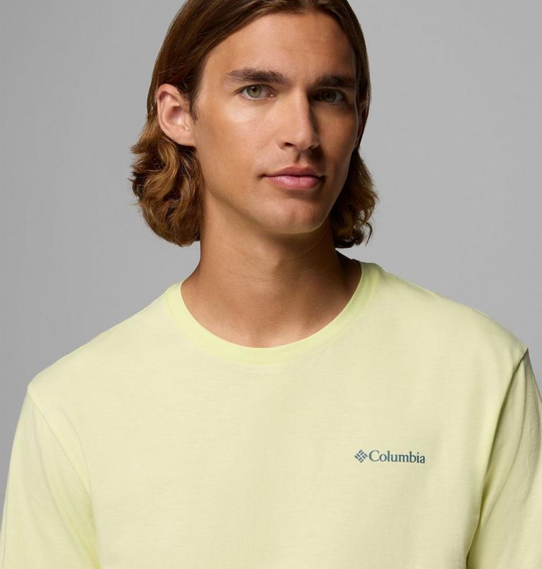 Men's Barton Springs Graphic T-Shirt, Color: Citron Haze, Everblue, image 5