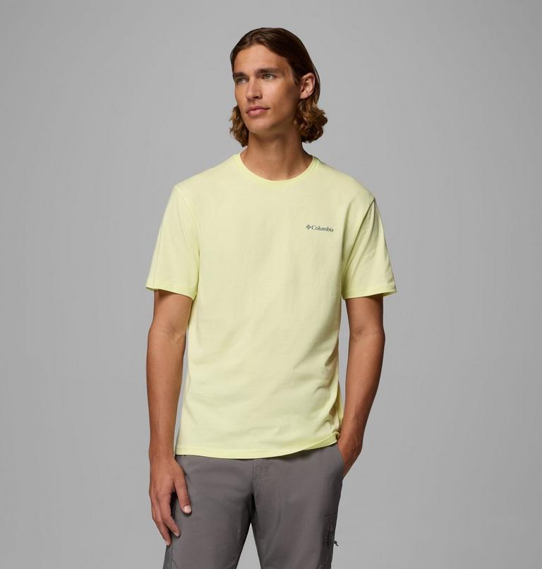 Men's Barton Springs Graphic T-Shirt, Color: Citron Haze, Everblue, image 3