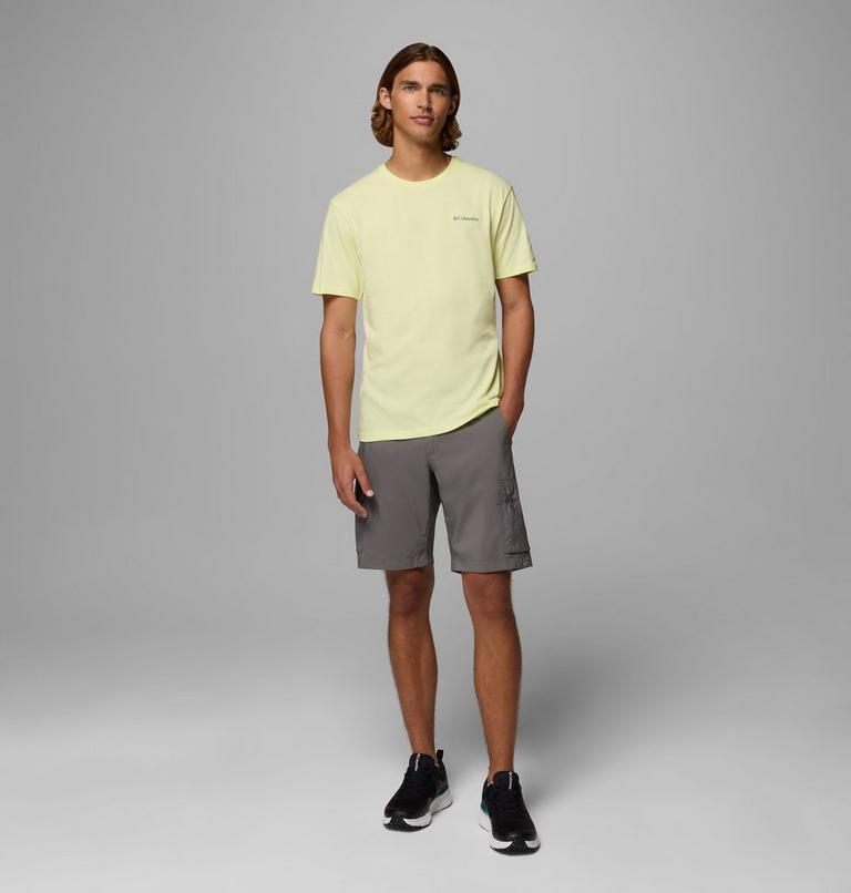 Men's Barton Springs Graphic T-Shirt, Color: Citron Haze, Everblue, image 2