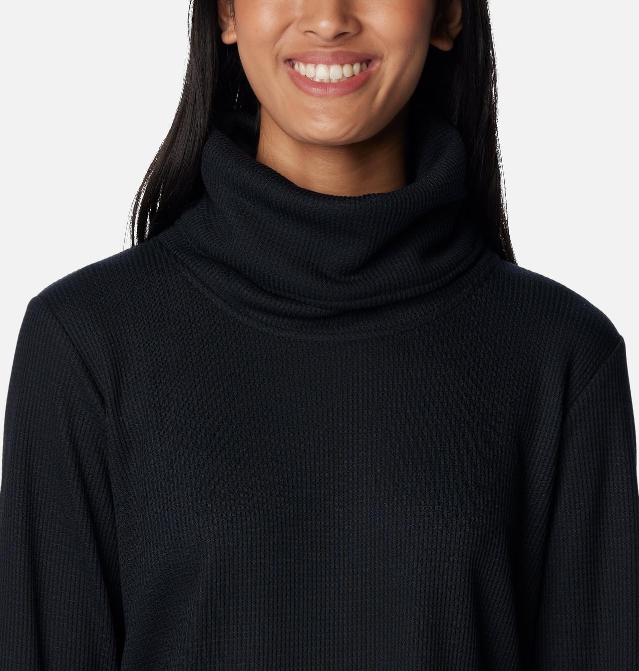 Women's Holly Hideaway™ Waffle Cowl Neck Pullover 4