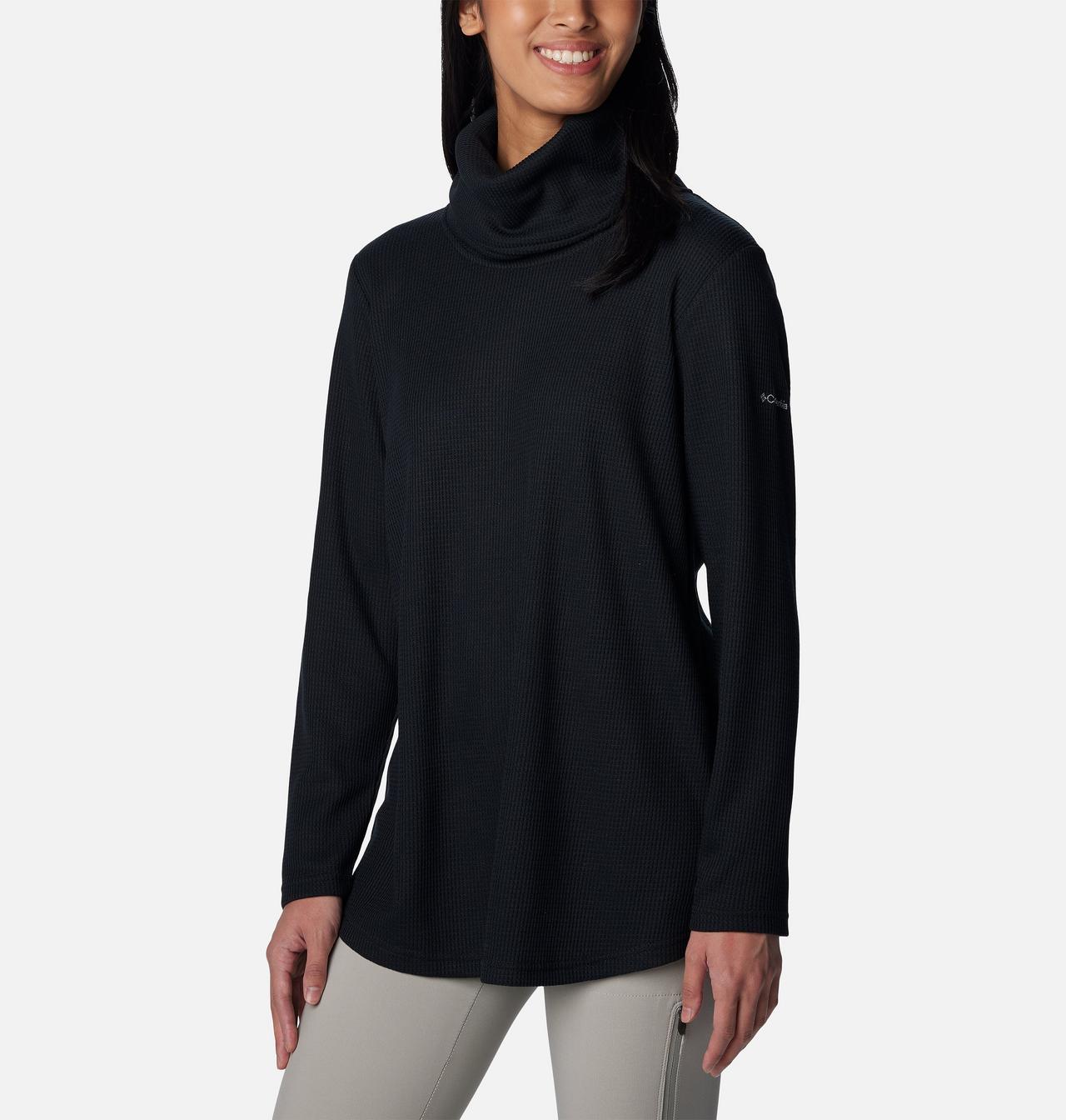 Women's Holly Hideaway™ Waffle Cowl Neck Pullover 5