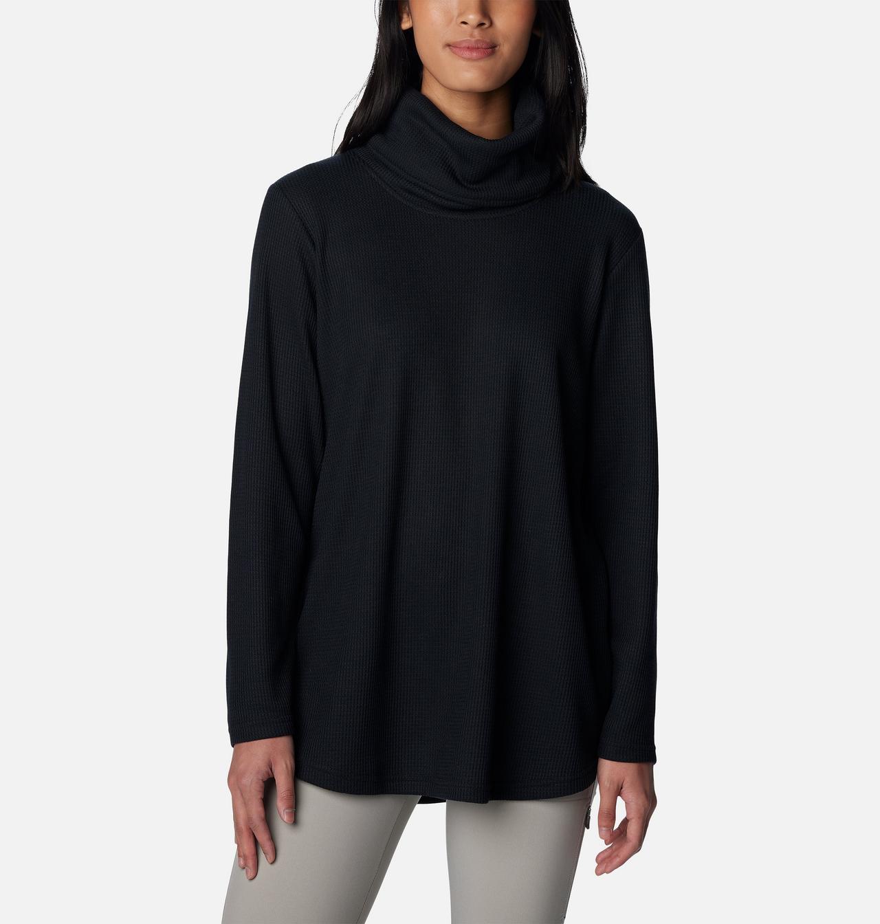 Women's Holly Hideaway™ Waffle Cowl Neck Pullover 1