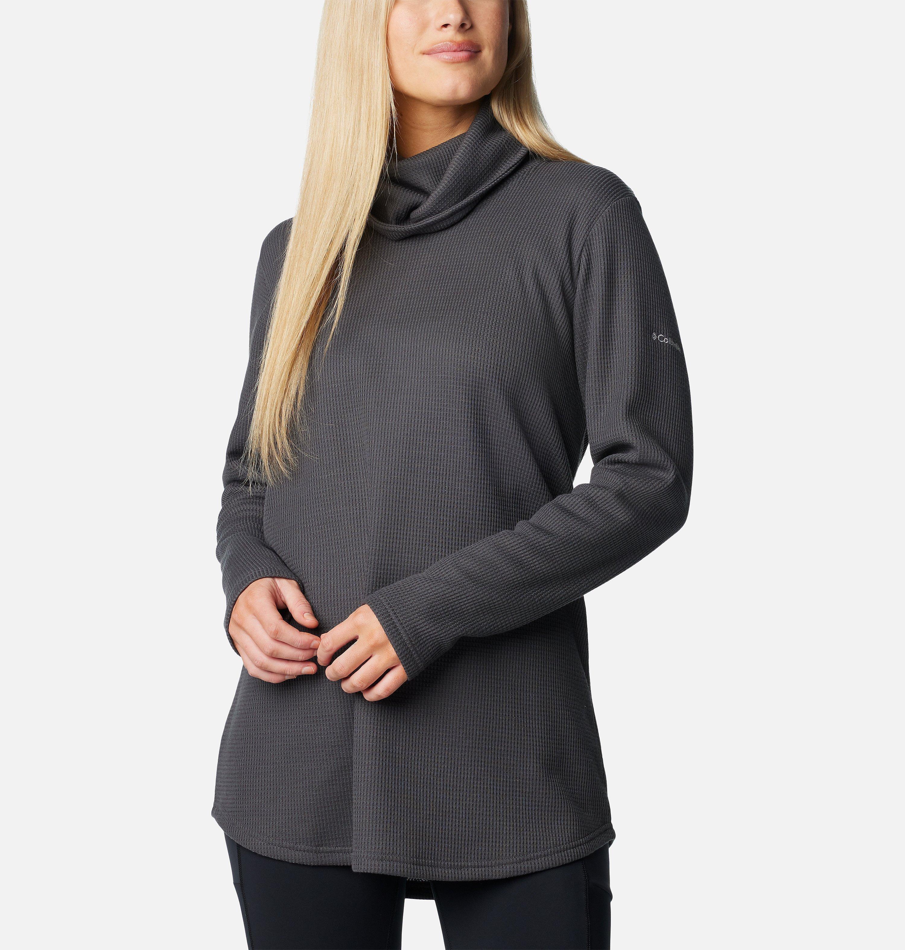Women's Holly Hideaway Waffle Cowl Neck Pullover 6