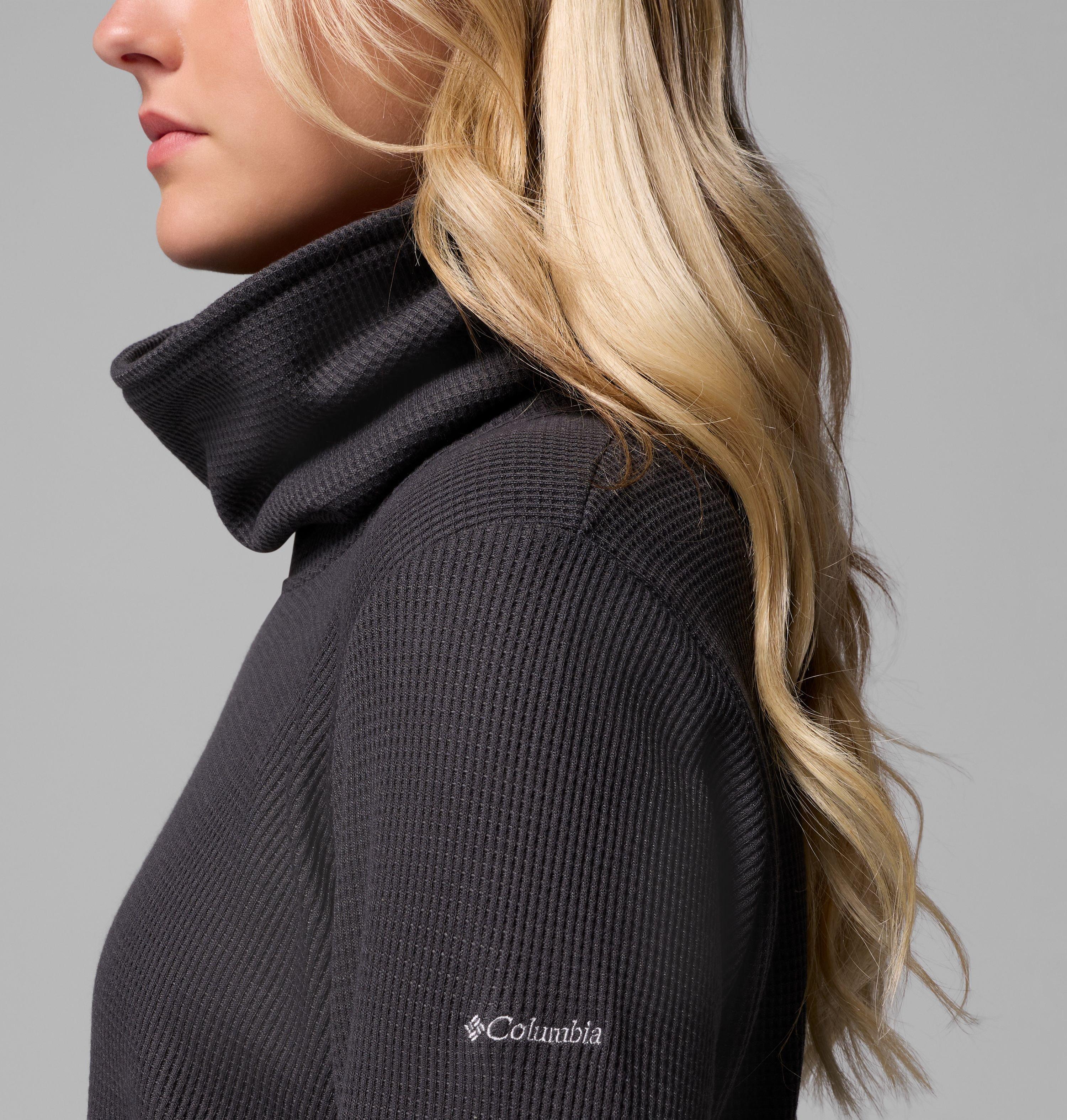 Women's Holly Hideaway Waffle Cowl Neck Pullover 7