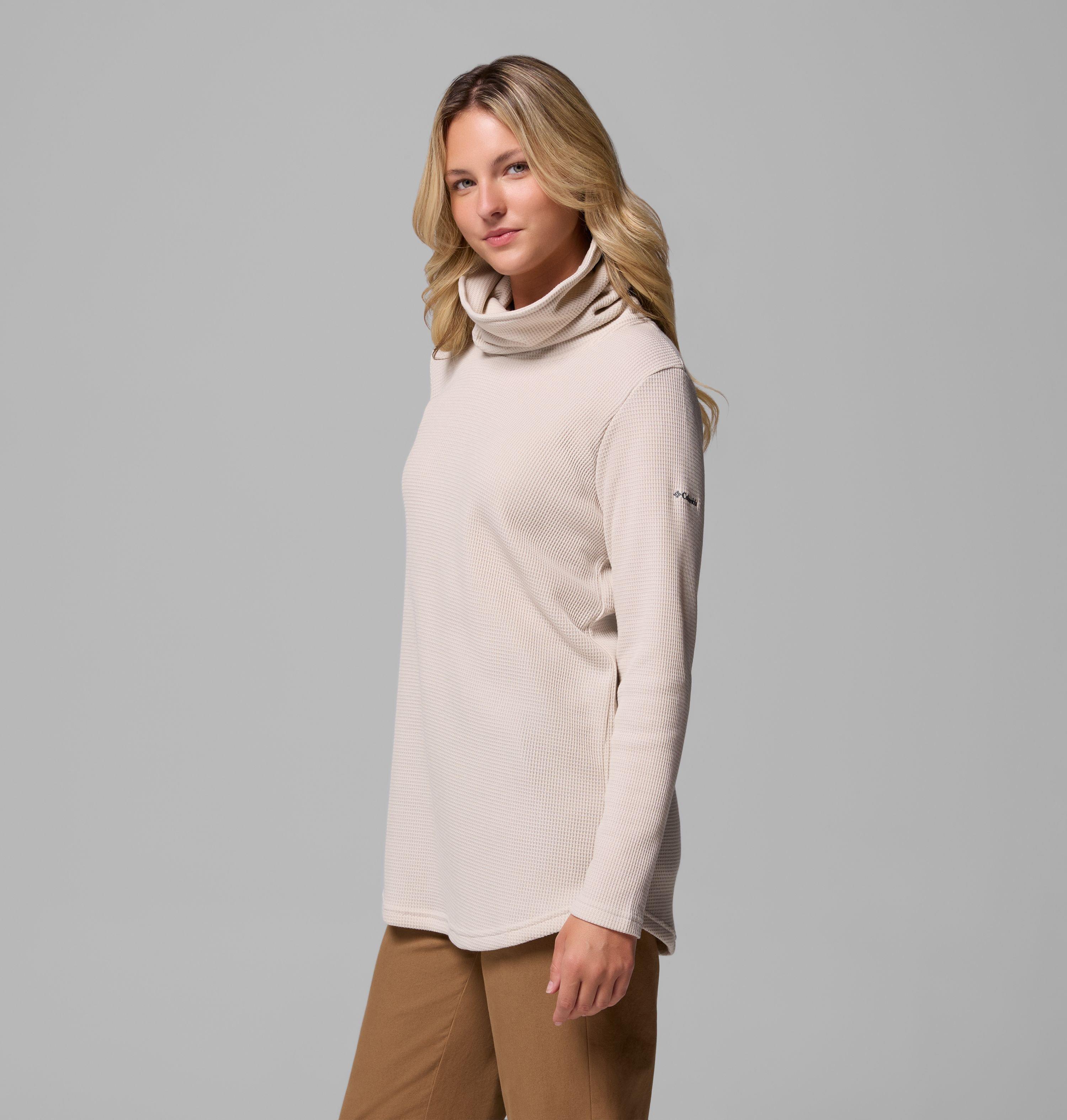 Holly Hideaway™ Waffle Cowl Neck Pullove | 278 | XL 4