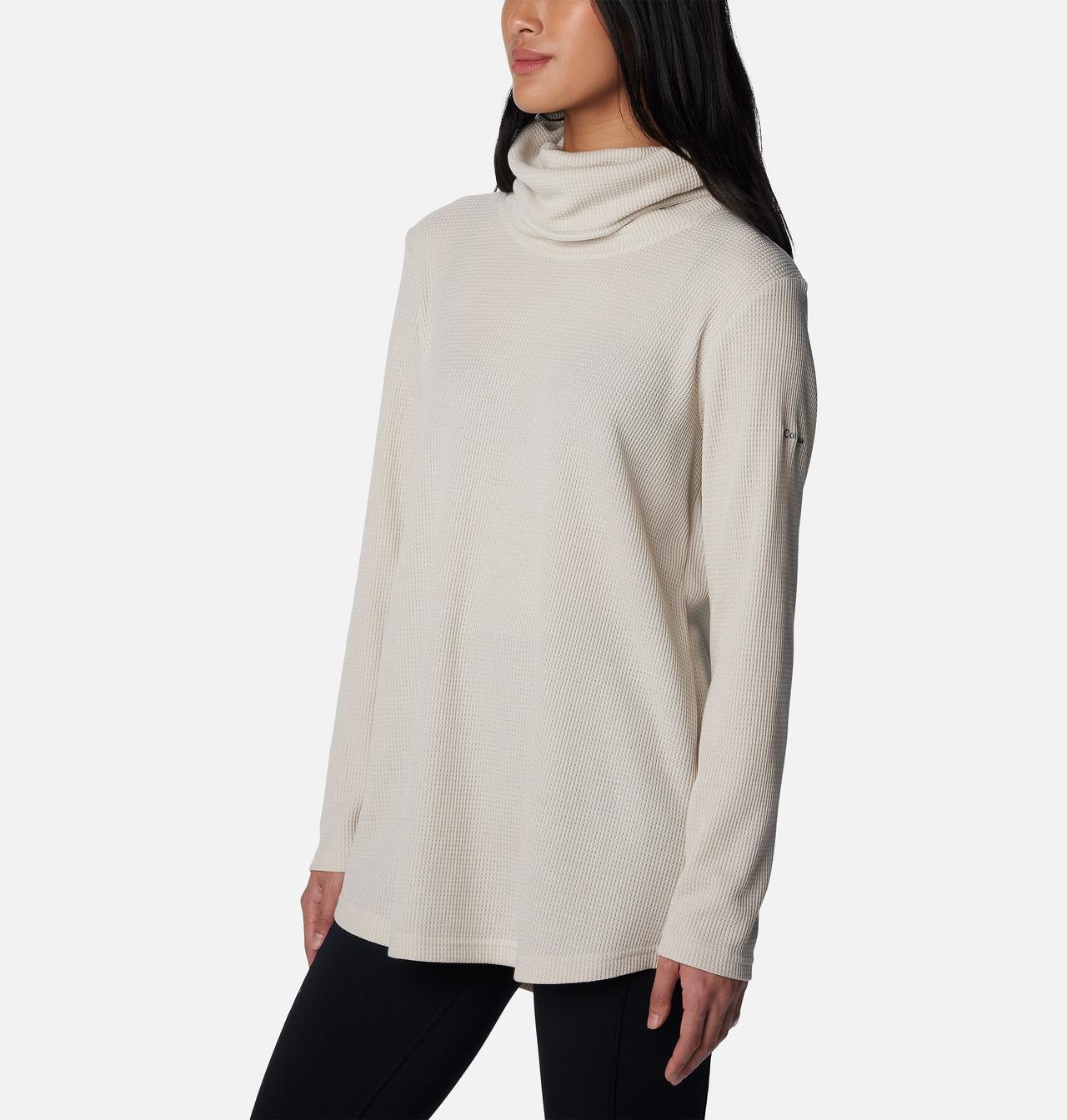 Women's Holly Hideaway™ Waffle Cowl Neck Pullover 6
