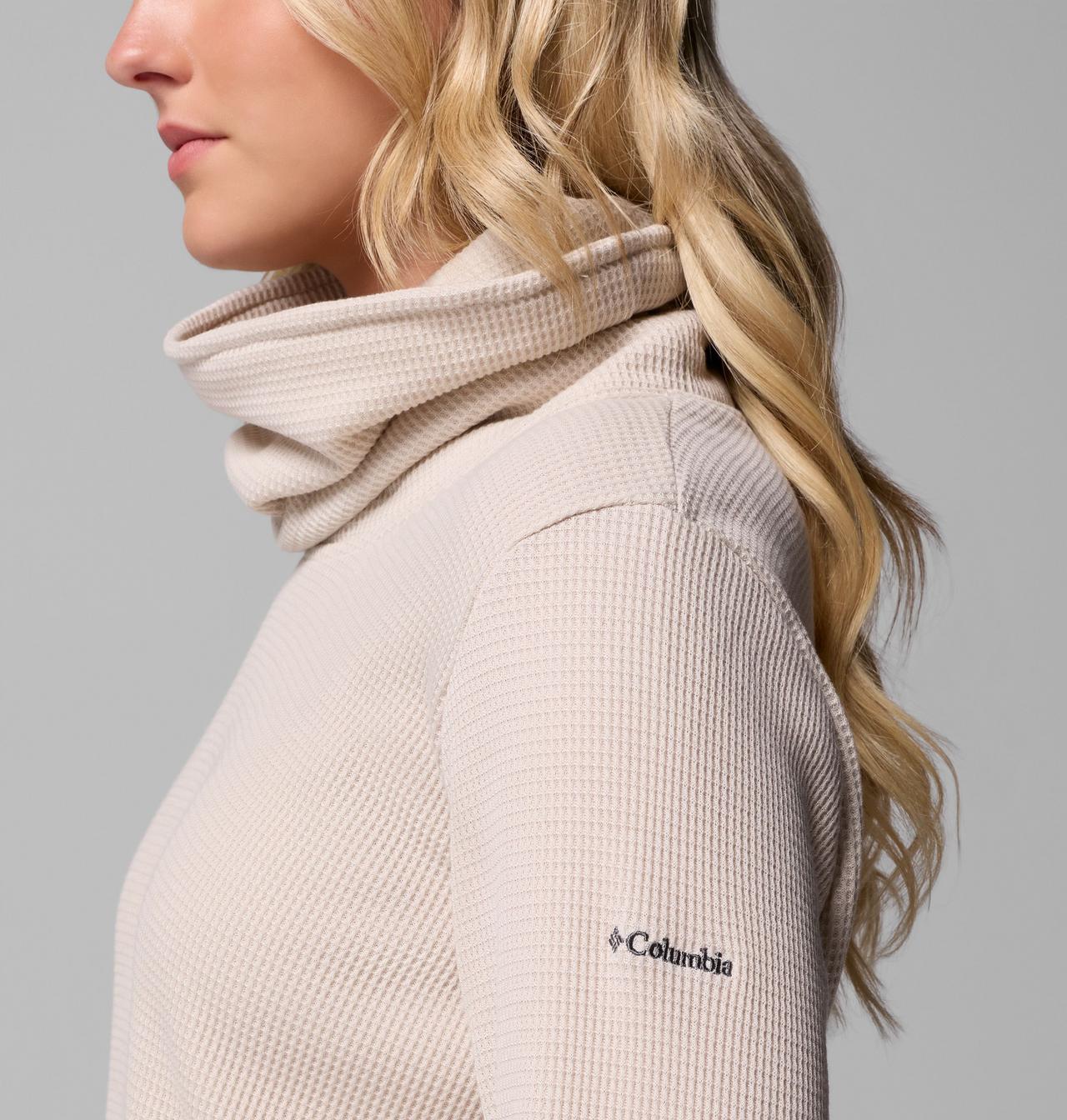 Women's Holly Hideaway™ Waffle Cowl Neck Pullover 7