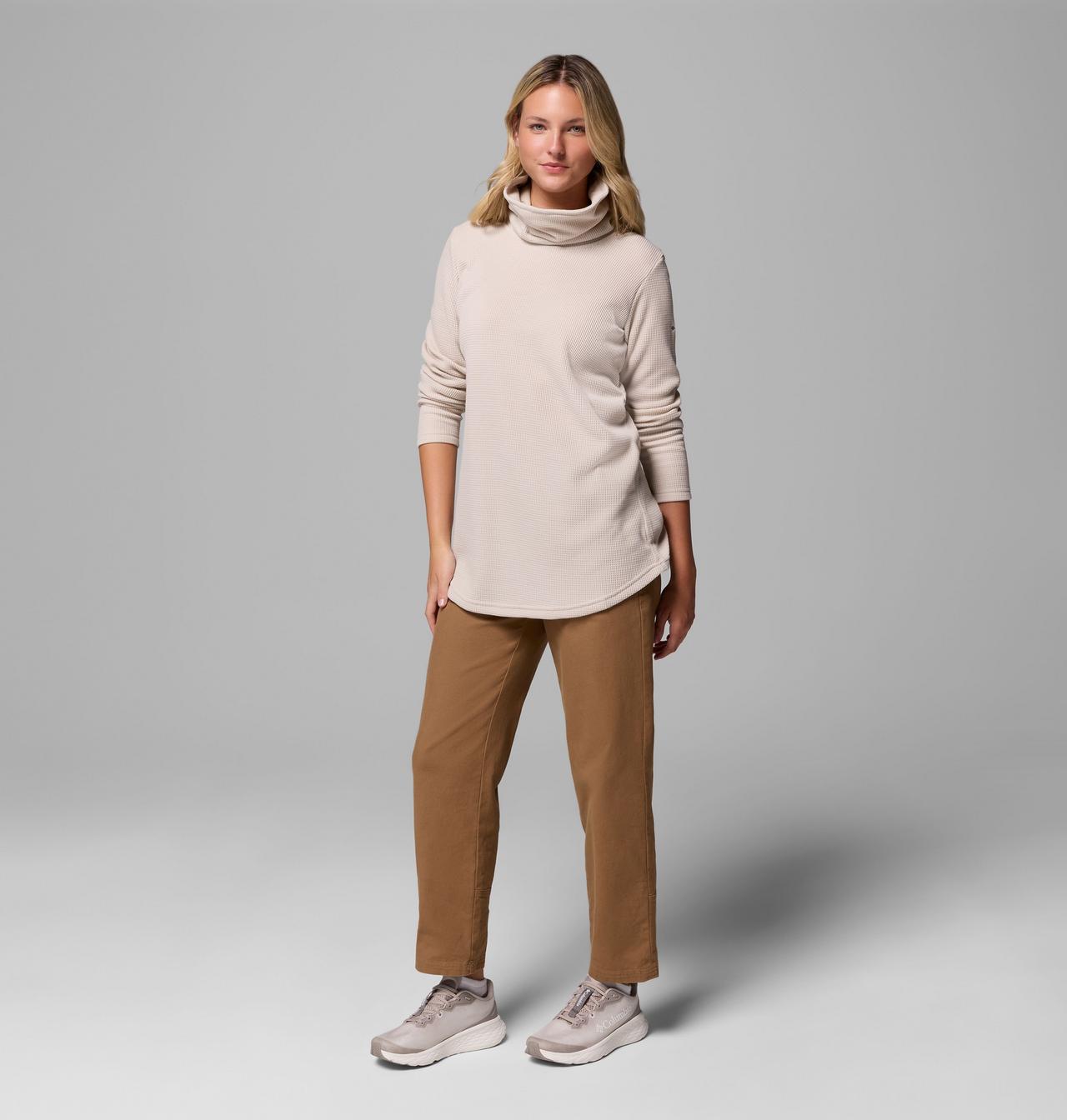 Women's Holly Hideaway™ Waffle Cowl Neck Pullover 2