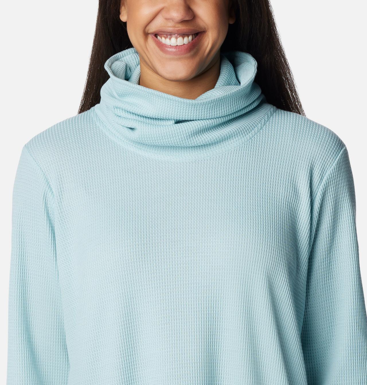 Women's Holly Hideaway™ Waffle Cowl Neck Pullover 4