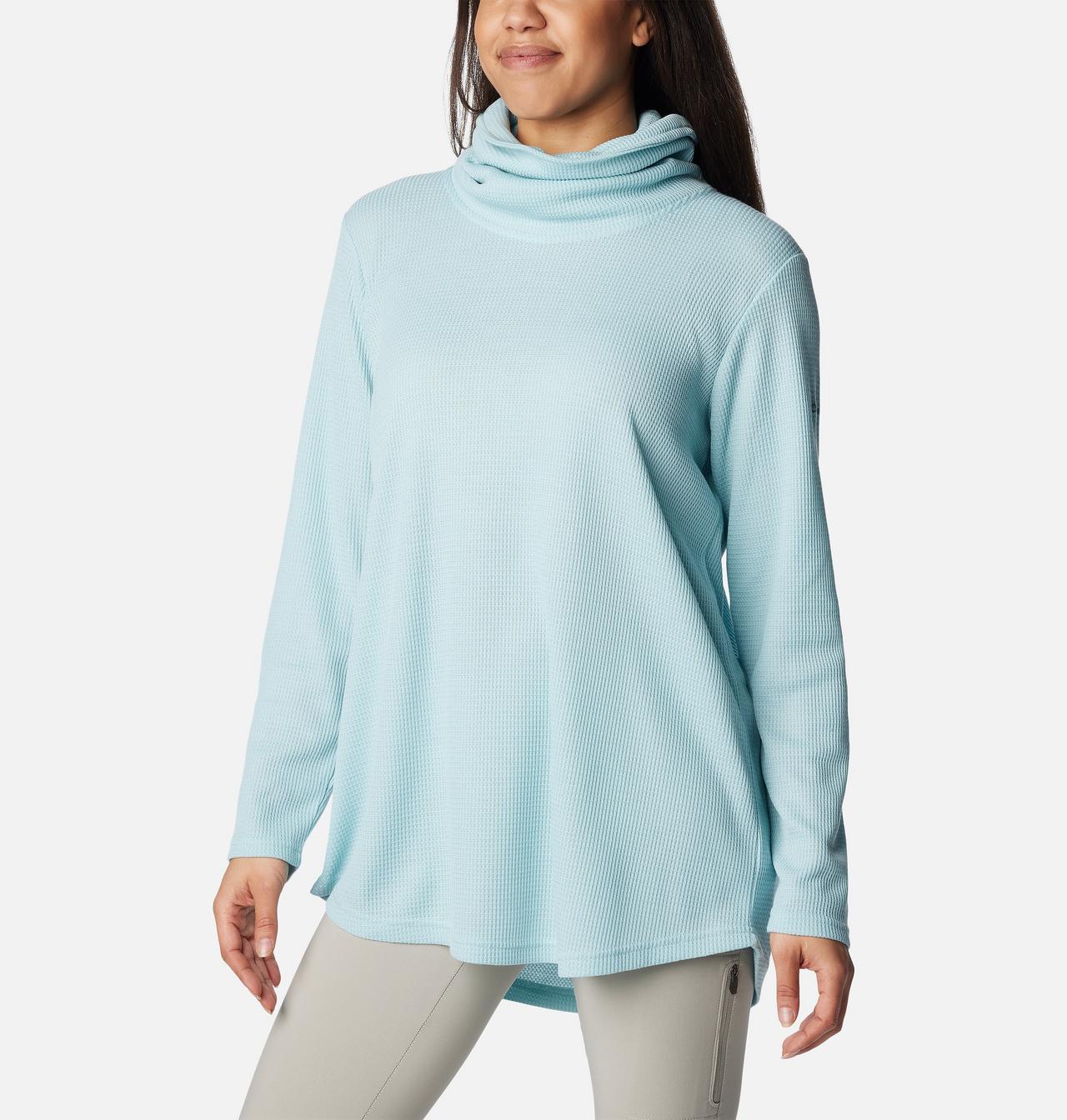 Women's Holly Hideaway™ Waffle Cowl Neck Pullover 5