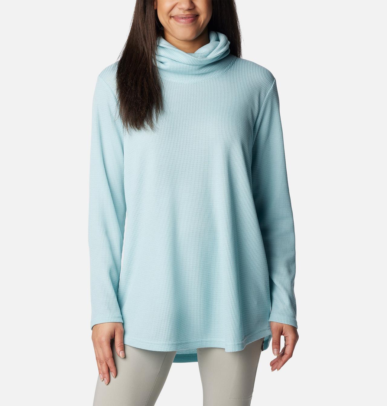 Women's Holly Hideaway™ Waffle Cowl Neck Pullover 1