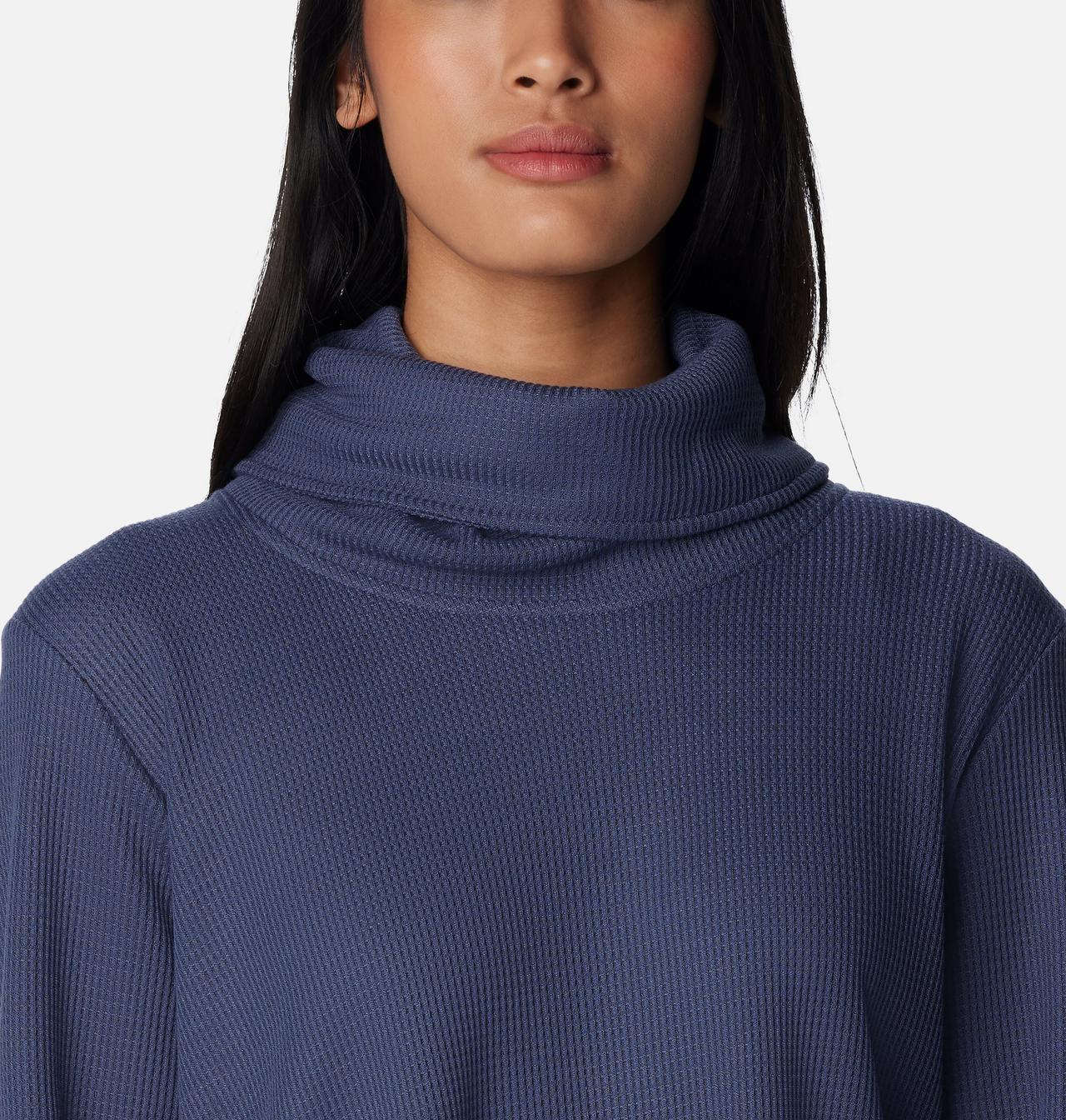 Women's Holly Hideaway™ Waffle Cowl Neck Pullover 4