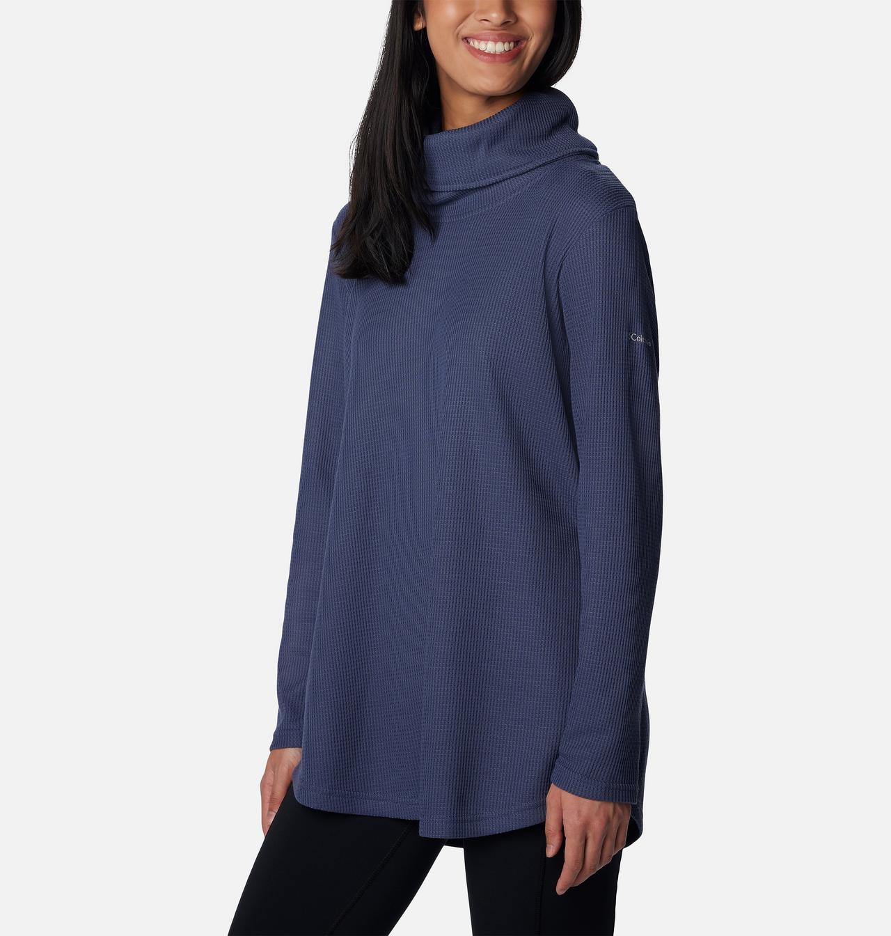 Women's Holly Hideaway™ Waffle Cowl Neck Pullover 5