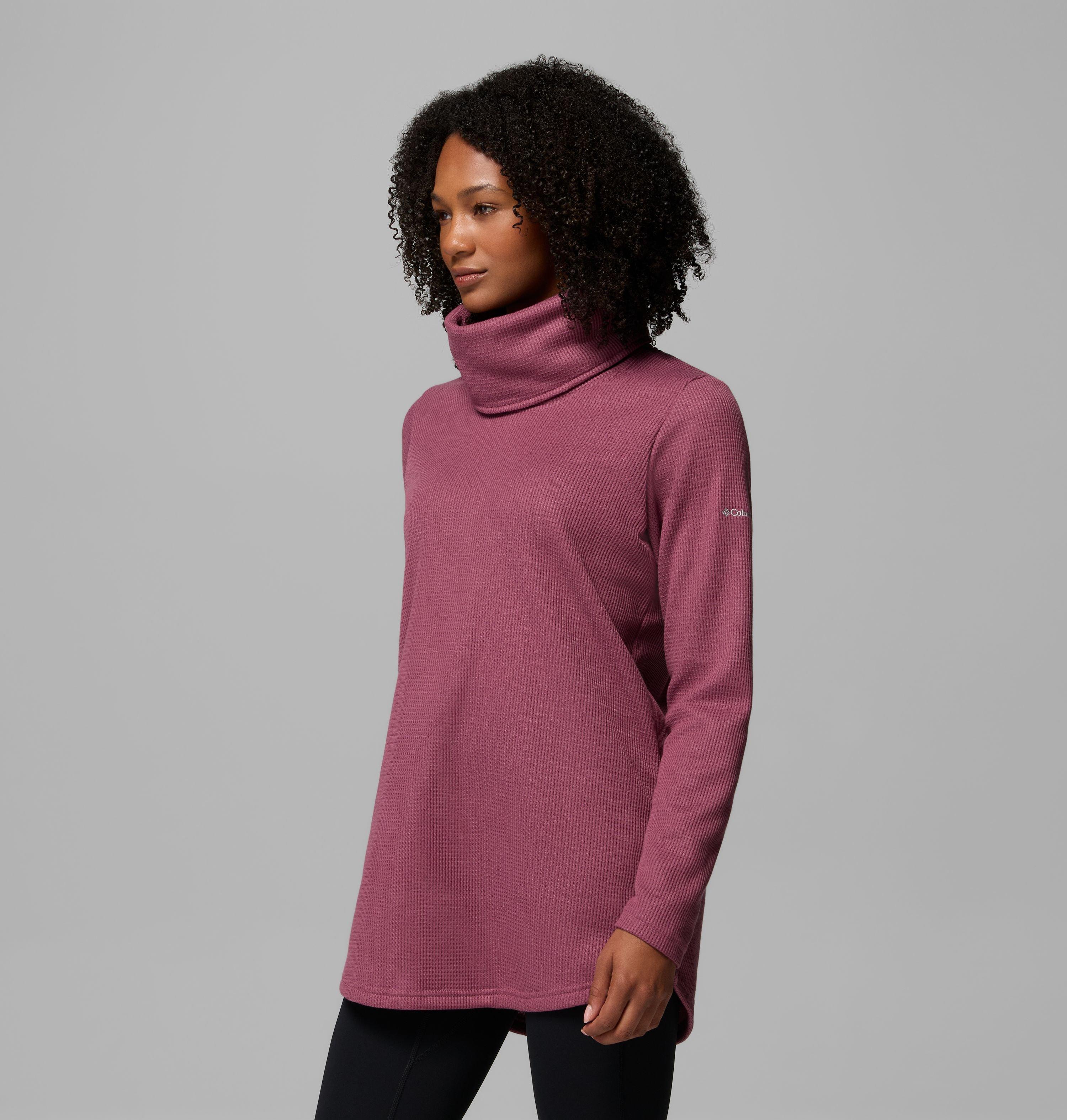 Women's Holly Hideaway™ Waffle Cowl Neck Pullover 4