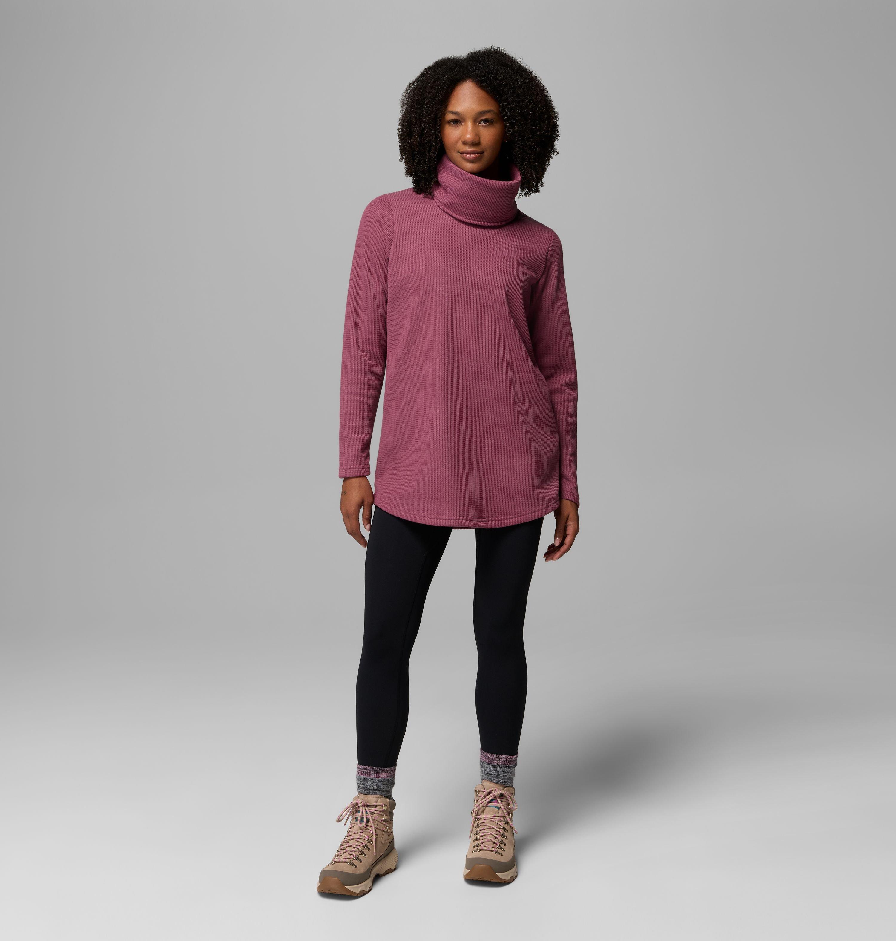 Women's Holly Hideaway™ Waffle Cowl Neck Pullover 2