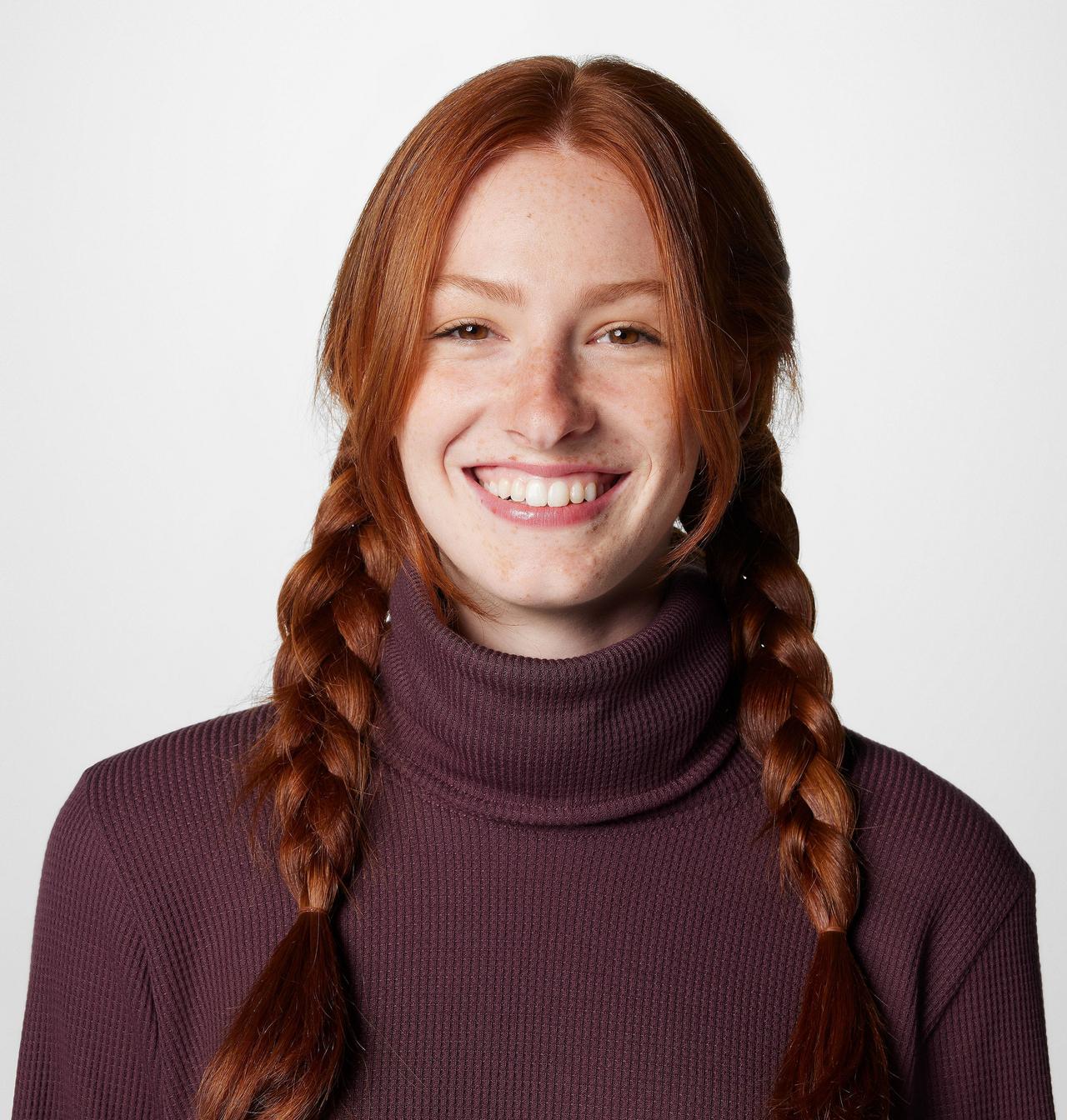 Women's Holly Hideaway™ Waffle Cowl Neck Pullover 5