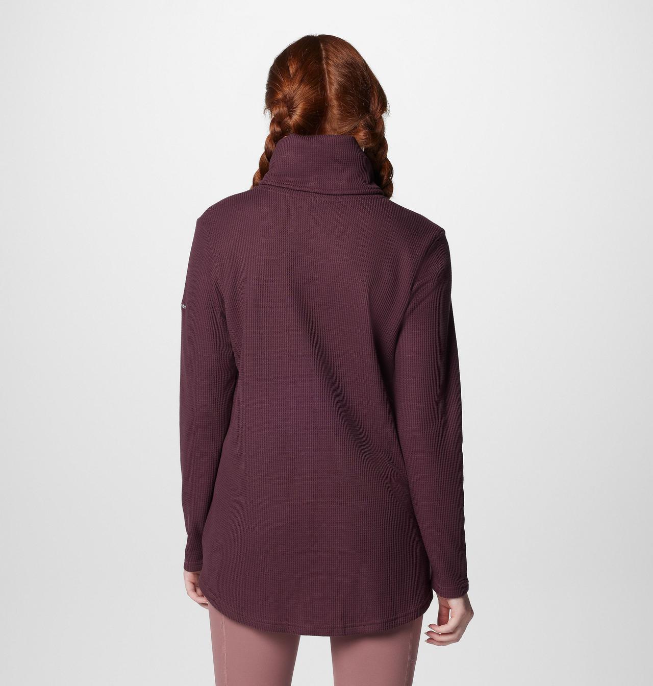 Women's Holly Hideaway™ Waffle Cowl Neck Pullover 2