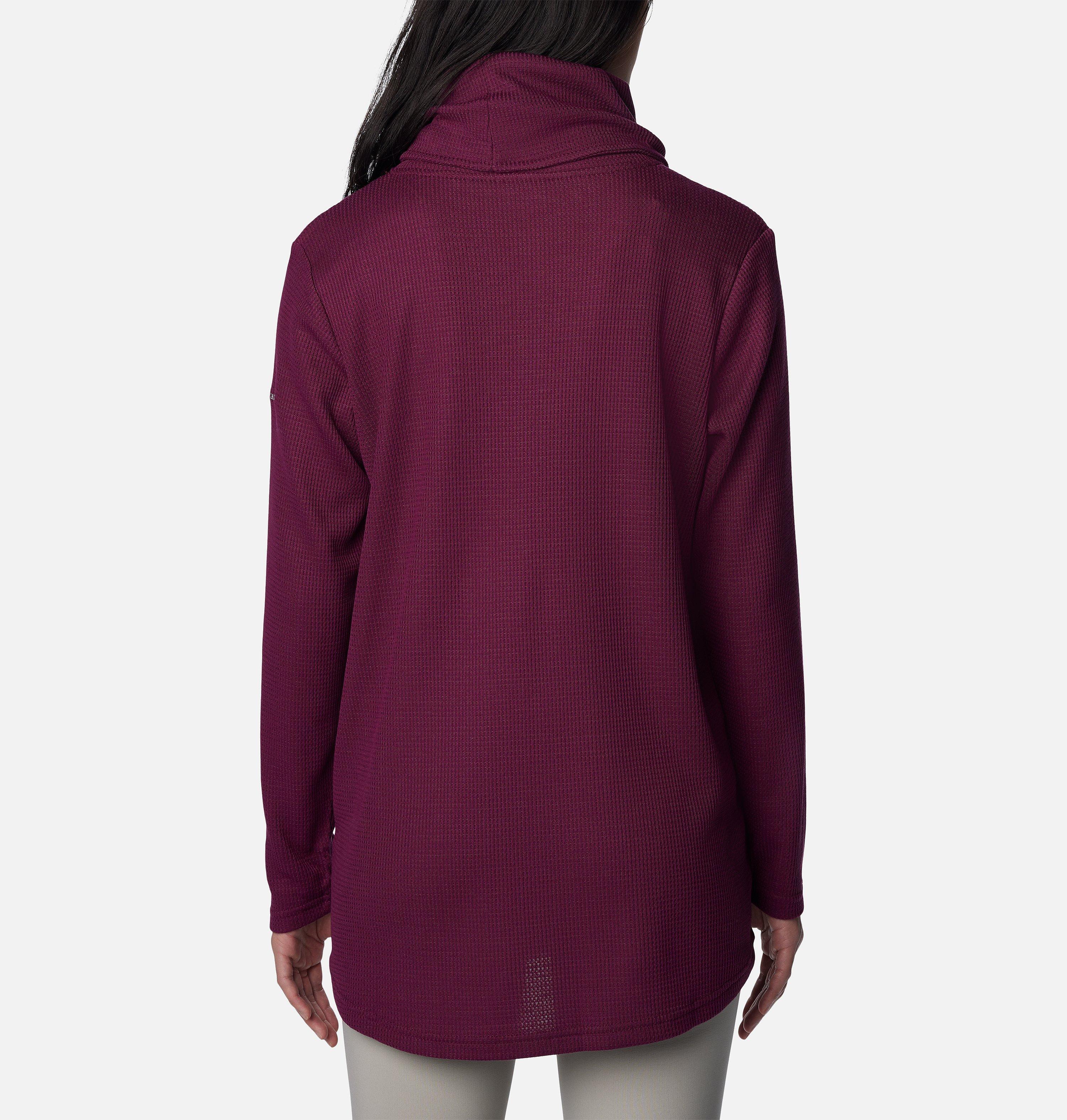 Women's Holly Hideaway Waffle Cowl Neck Pullover 2