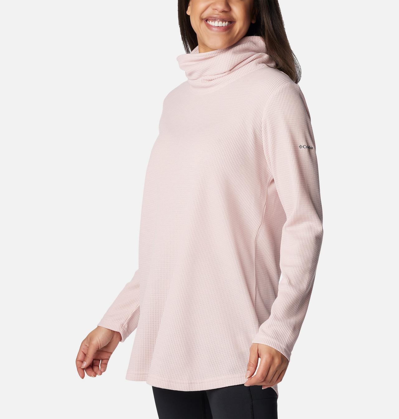 Women's Holly Hideaway™ Waffle Cowl Neck Pullover 5