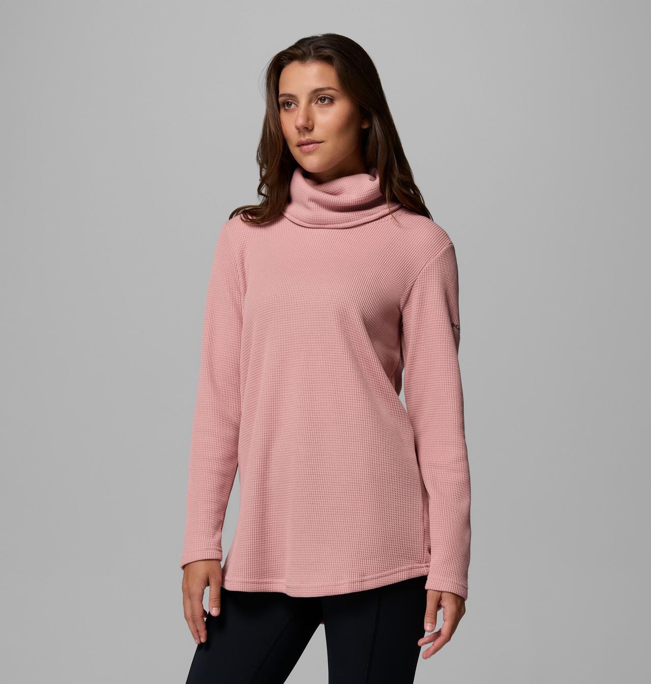 Women's Holly Hideaway™ Waffle Cowl Neck Pullover 4