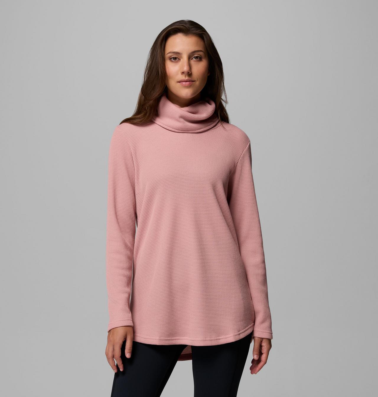 Women's Holly Hideaway™ Waffle Cowl Neck Pullover 1