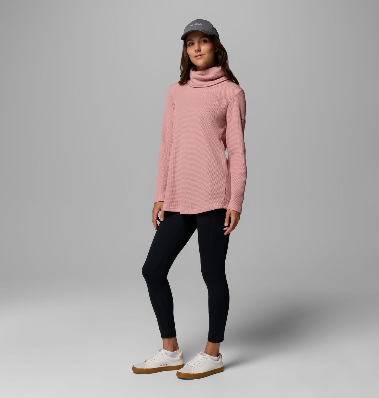 Women's Holly Hideaway™ Waffle Cowl Neck Pullover 2