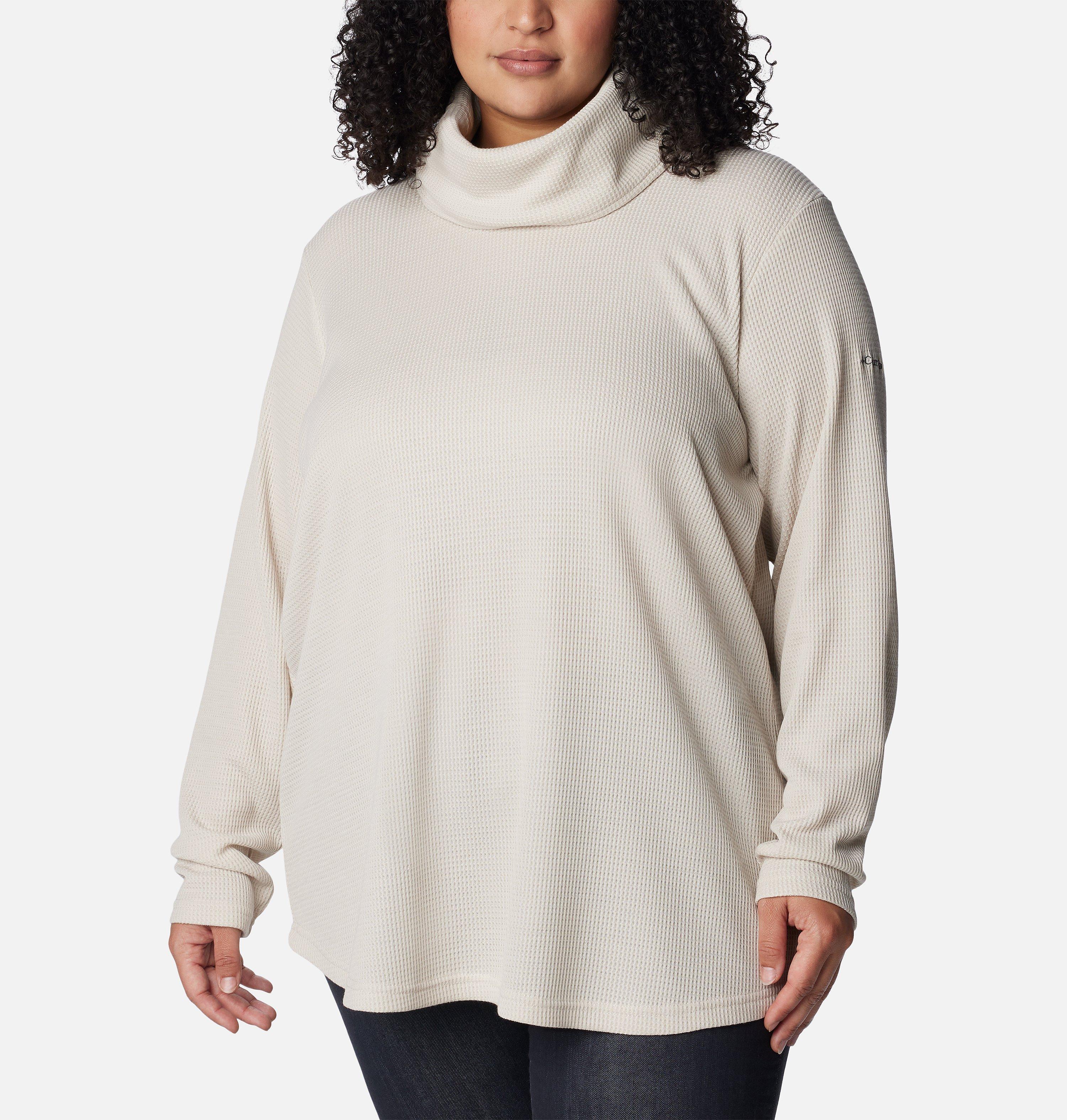 Women's Holly Hideaway Waffle Cowl Neck Pullover - Plus Size | 278 | 3X 6