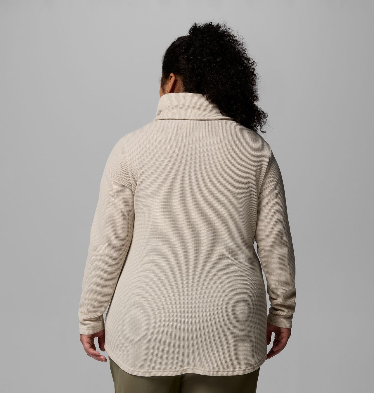 Women's Holly Hideaway™ Waffle Cowl Neck Pullover - Plus Size 3