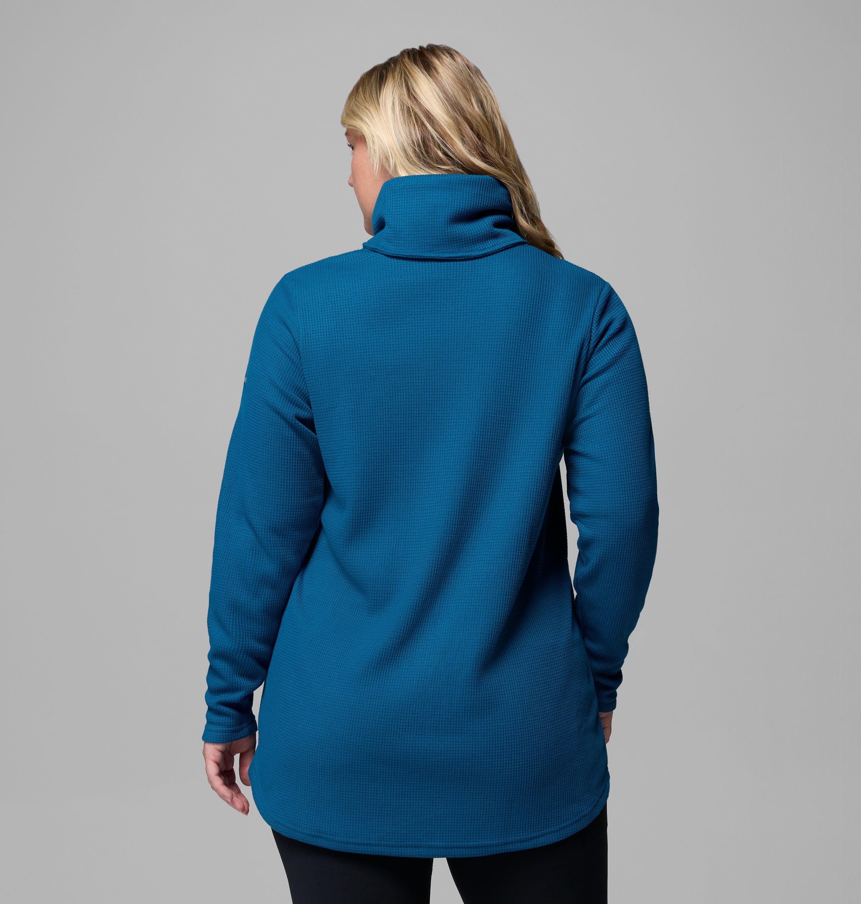 Women's Holly Hideaway Waffle Cowl Neck Pullover - Plus Size 3