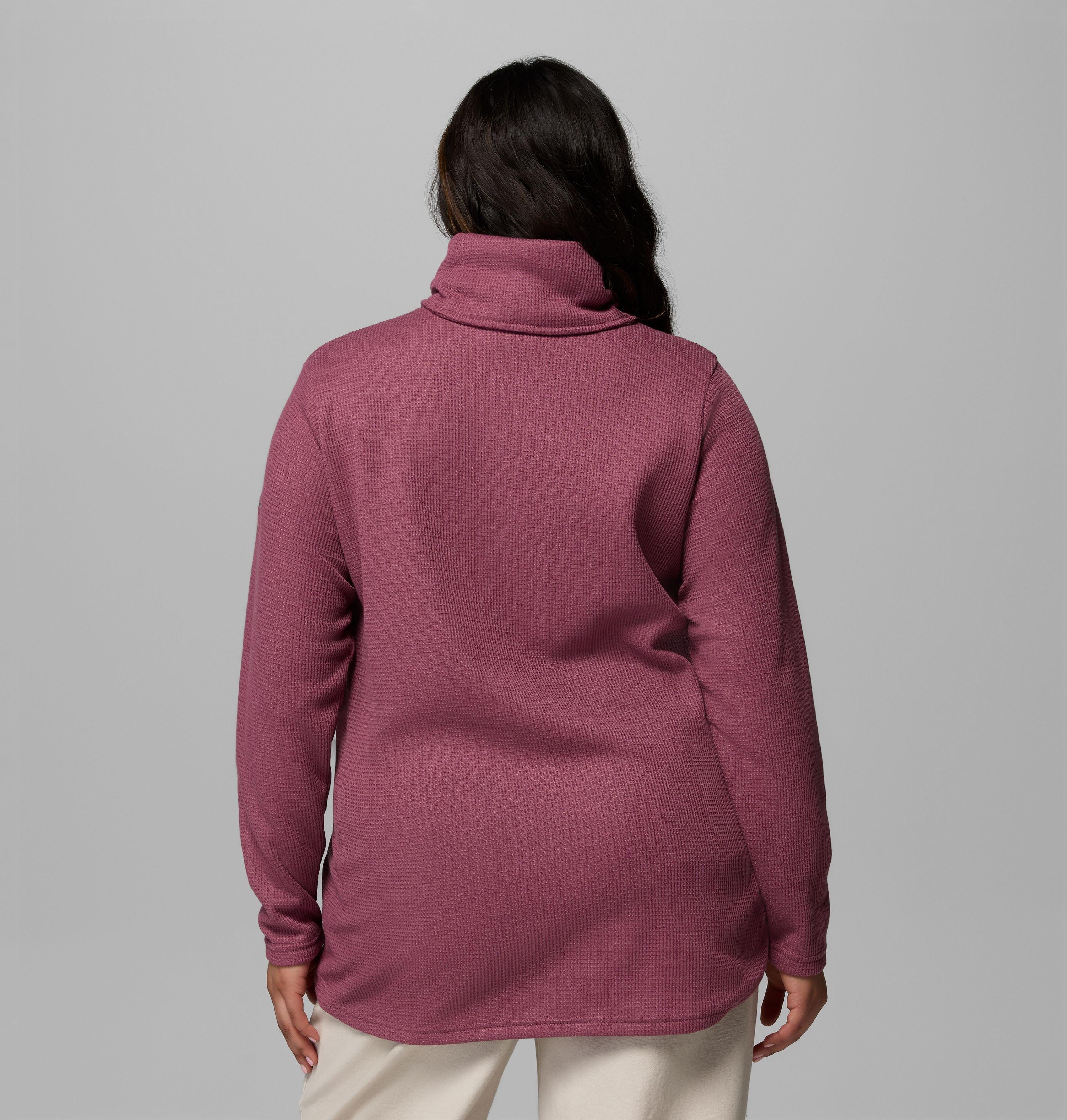 Women's Holly Hideaway Waffle Cowl Neck Pullover - Plus Size | 551 | 2X 3