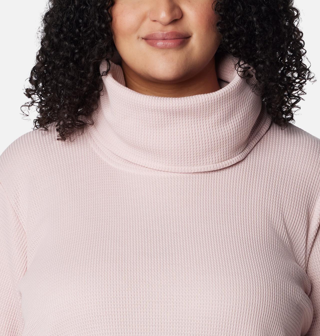 Women's Holly Hideaway™ Waffle Cowl Neck Pullover - Plus Size 4