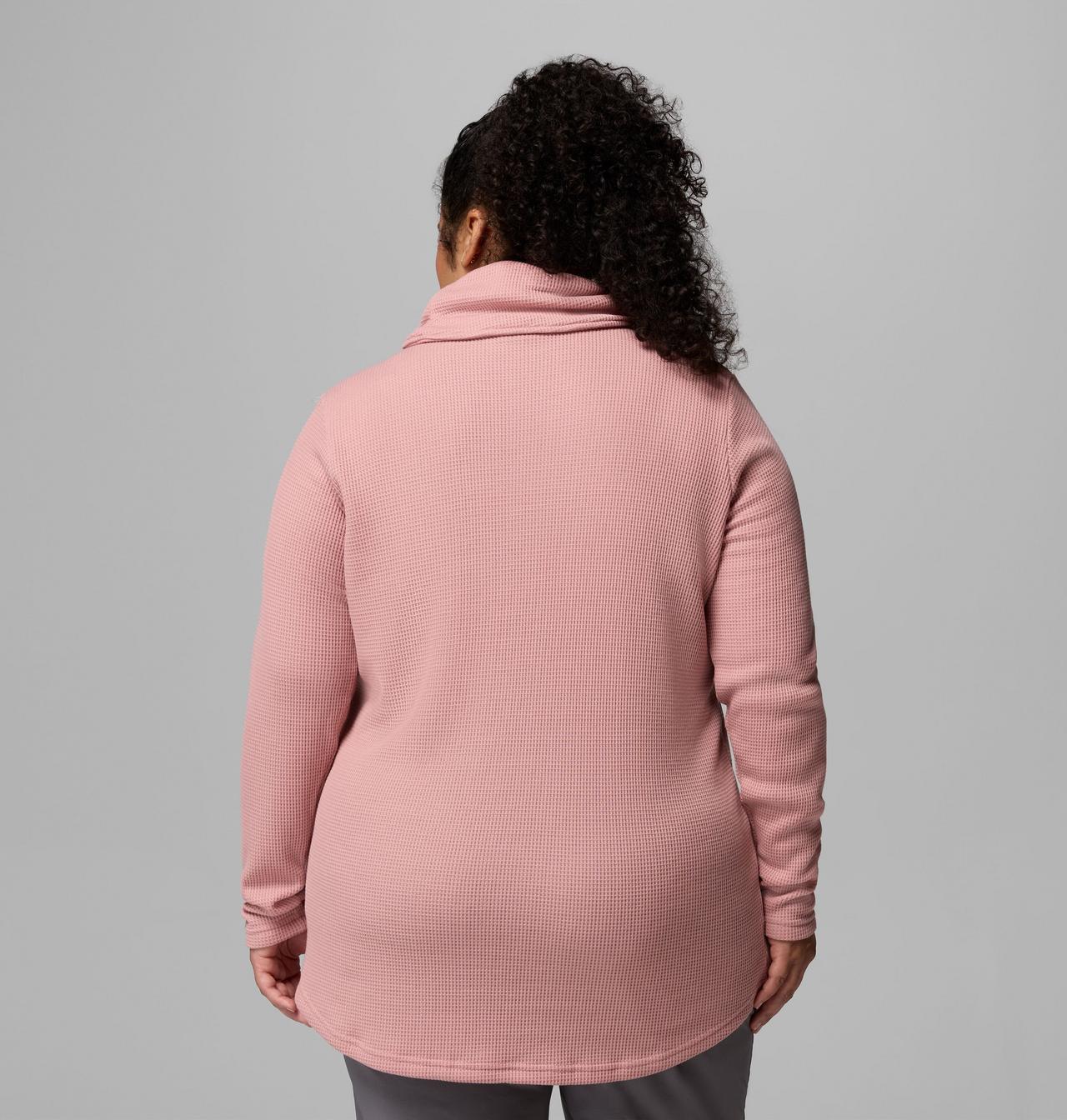 Women's Holly Hideaway™ Waffle Cowl Neck Pullover - Plus Size 3