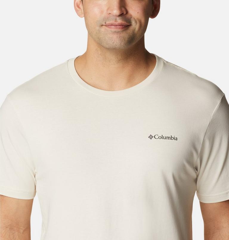 Men's Cavalry Trail Graphic T-Shirt, Color: Chalk, Retro Multnomah Graphic, image 4