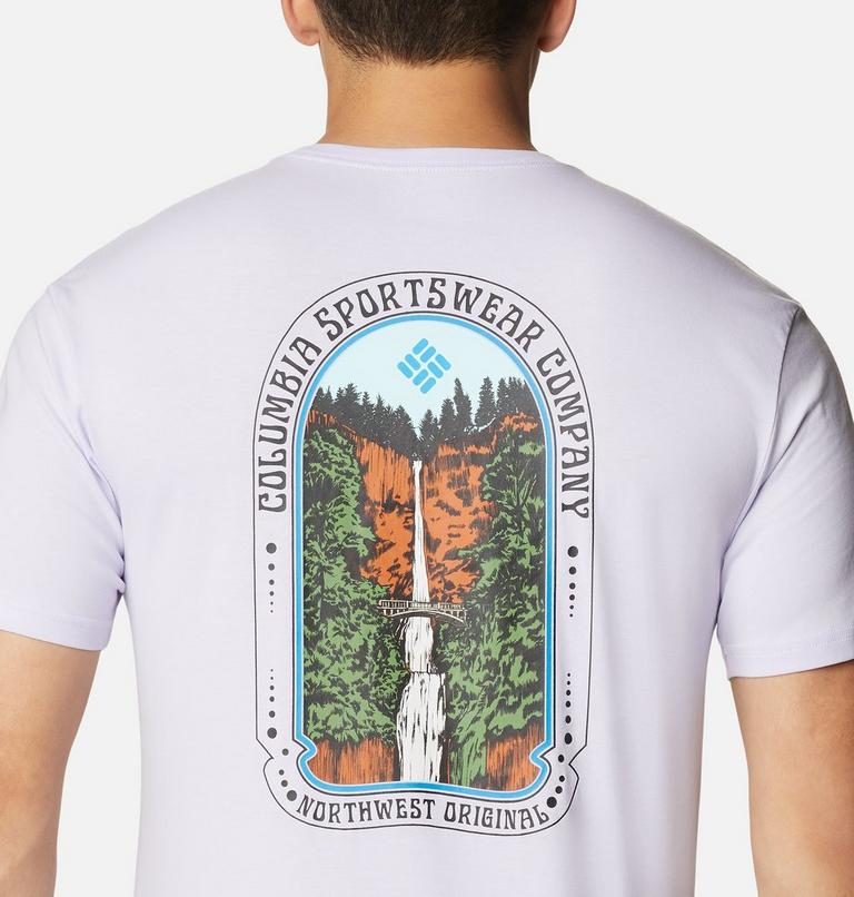 T-shirt Graphique Cavalry Trail Homme, Color: Purple Tint, Retro Multnomah Graphic, image 5