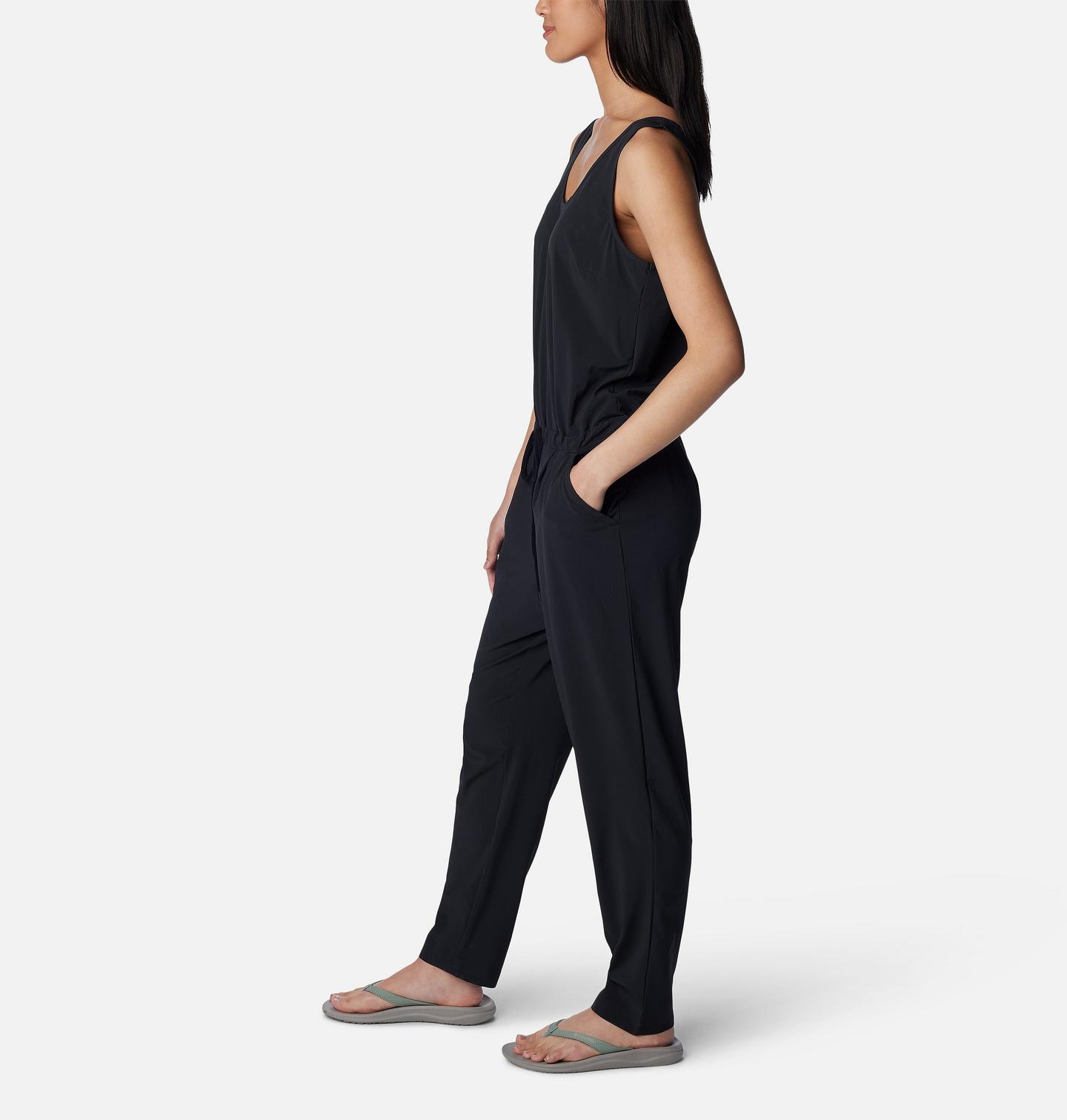 Женский комбинезон Columbia Anytime Tank Jumpsuit, цвет: Чёрный — фото 3