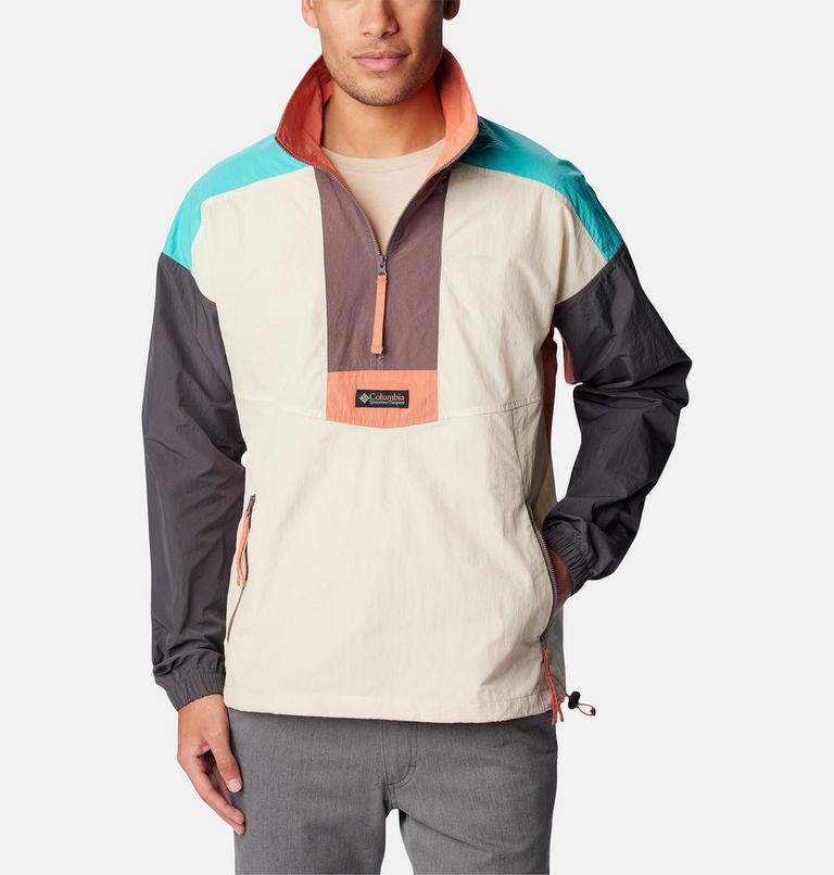 Unisex Riptide Retro Anorak, Color: Dark Stone, image 1