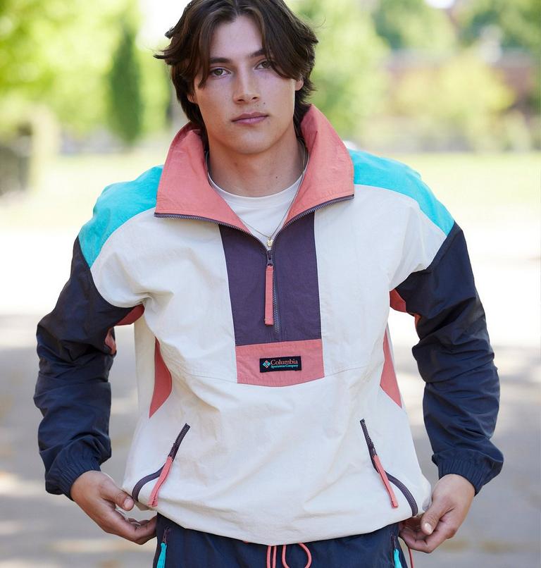 Unisex Riptide Retro Anorak, Color: Dark Stone, image 8