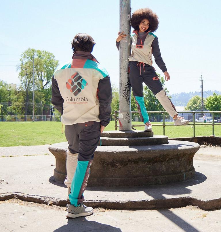 Unisex Riptide Retro Anorak, Color: Dark Stone, image 11