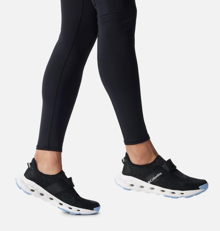 Women's Drainmaker TR Slip-On Water Shoe, Color: Black, Whisper, image 10