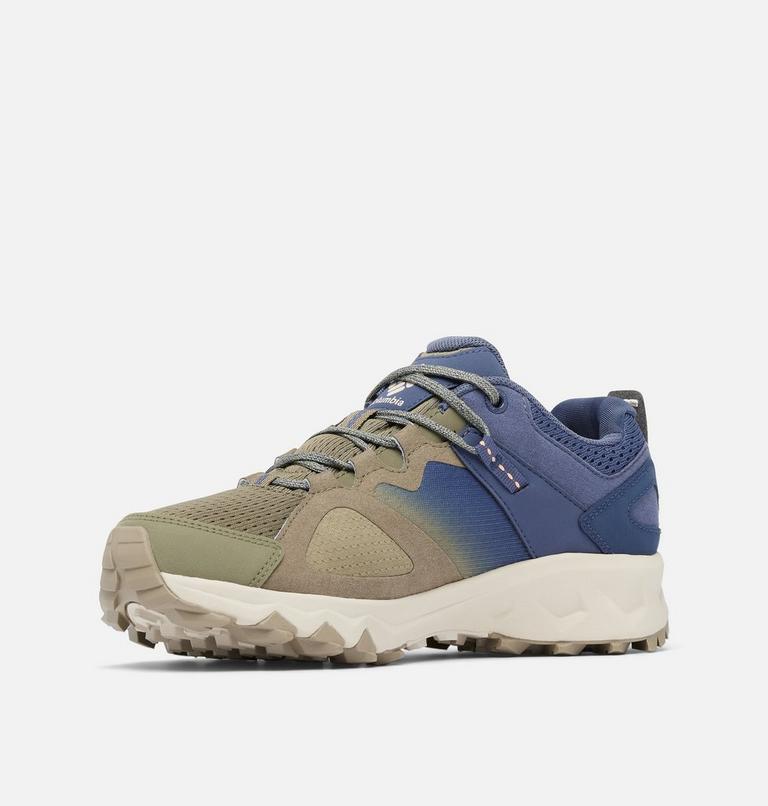 Women's Peakfreak Hera OutDry Hiking Shoe, Color: Stone Green, Salmon Rose, image 7