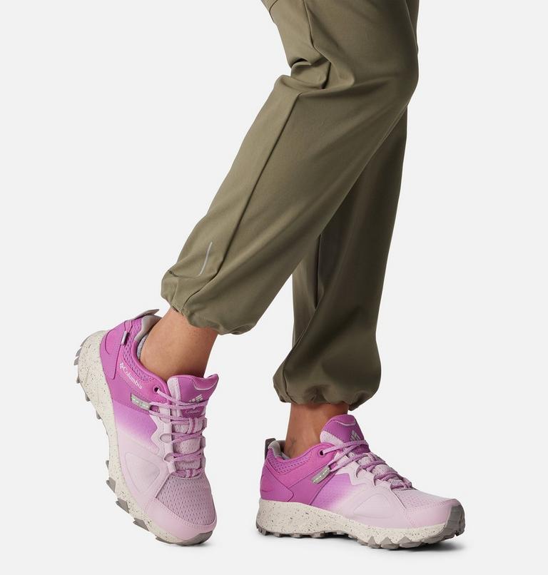Women's Peakfreak Hera OutDry Hiking Shoe, Color: Pink Dawn, Berry Patch, image 10