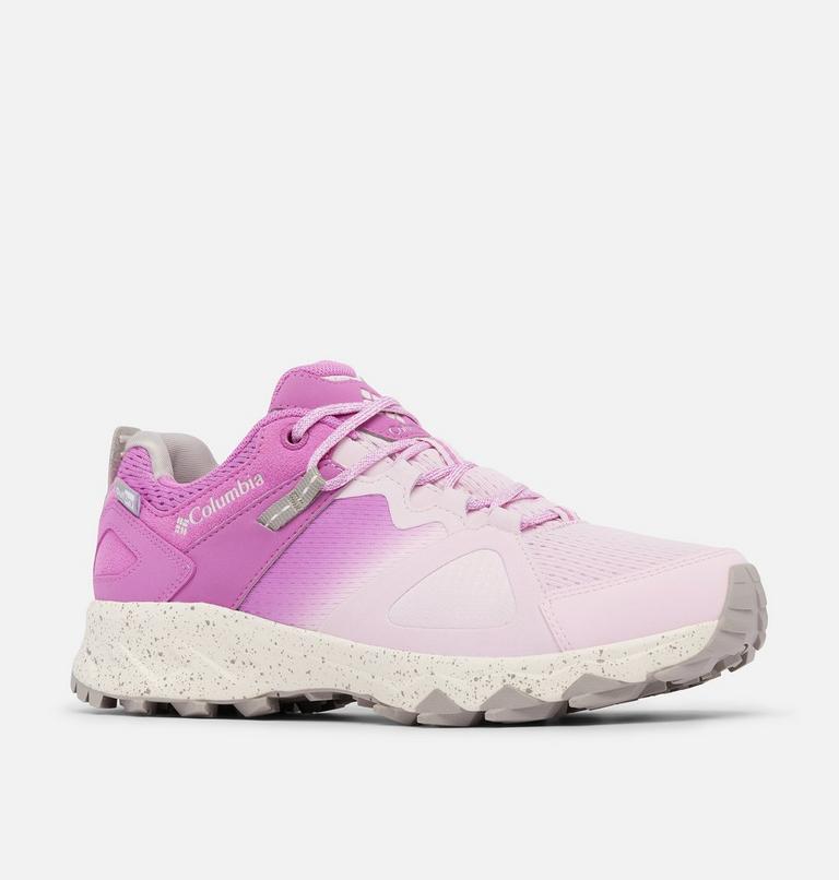 Women's Peakfreak Hera OutDry Hiking Shoe, Color: Pink Dawn, Berry Patch, image 3