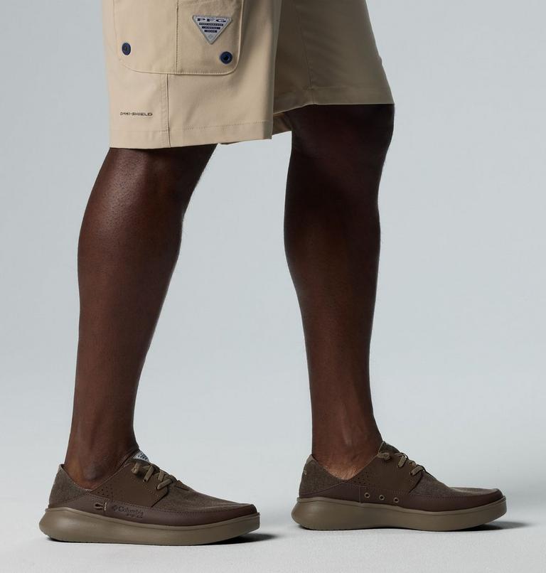 Zapato holgado Boatside PFG para hombre, Color: Espresso II, Wet Sand, image 10