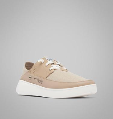 Men's Boatside Relaxed PFG Shoe, Color: Ancient Fossil, Cypress, image 3