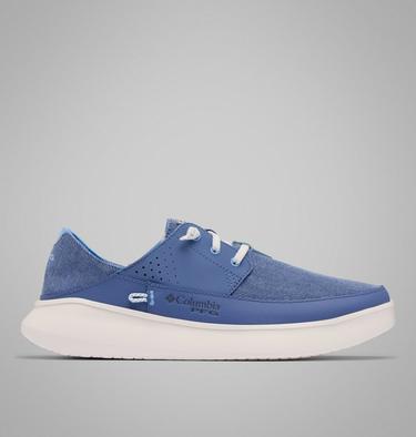 Men's Boatside Relaxed PFG Shoe, Color: Bluebell, White Cap, image 1