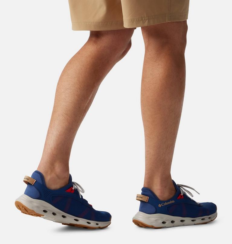 Men's Drainmaker XTR Water Shoe, Color: Carbon, Poppy Red, image 10