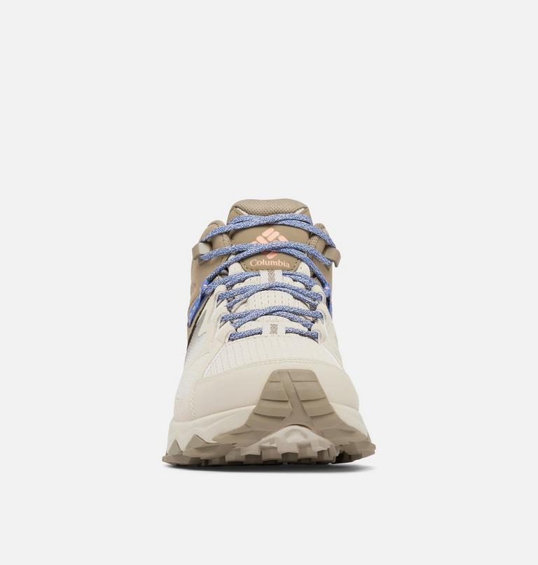 Women's Peakfreak Hera Mid OutDry Hiking Boot, Color: Dark Stone, Apricot Fizz, image 7