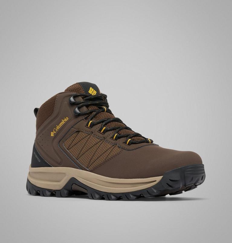 Men's Transverse Hike Waterproof Boot, Color: Cordovan, Golden Yellow, image 3