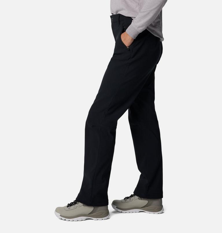 Women's Back Beauty Soft Shell Sun Protecting Hiking Trousers, Color: Black, image 3