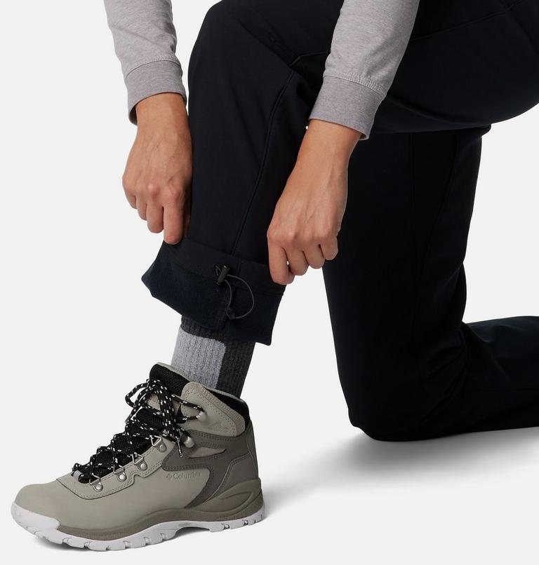 Women's Back Beauty Soft Shell Sun Protecting Hiking Trousers, Color: Black, image 6